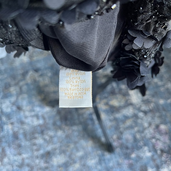 Gold Hawk Floral Embellished Skirt - Picture 4 of 6